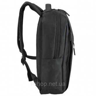 Вологостійкий і місткий рюкзак для ноутбуку в бордовому кольорі Semi Line 21 Bla. . фото 5