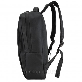 Вологостійкий і місткий рюкзак для ноутбуку в бордовому кольорі Semi Line 21 Bla. . фото 4
