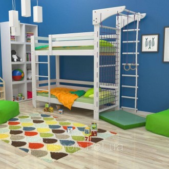SportBaby Двухъярусная спортивная кровать (babyson 7) 80x190см. Васильков. фото 1 SportBaby Двухъярусная спортивная кровать (babyson 7) 80x190см. Васильков. фото 1