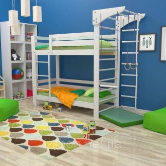 SportBaby Двухъярусная спортивная кровать (babyson 10) 80x190см. Васильков. фото 1 SportBaby Двухъярусная спортивная кровать (babyson 10) 80x190см. Васильков. фото 1
