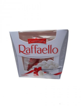 Набір цукерок Raffaello в картонній упаковці.
Вага: 150 грам
Виробник: Польща. . фото 4