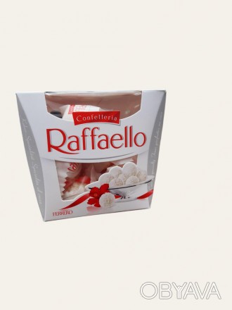 Набір цукерок Raffaello в картонній упаковці.
Вага: 150 грам
Виробник: Польща. . фото 1