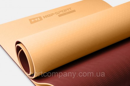 Фітнес-килимок TPE 0,6см HS-T006GM - це зручний аксесуар для тренувань розмірами. . фото 5