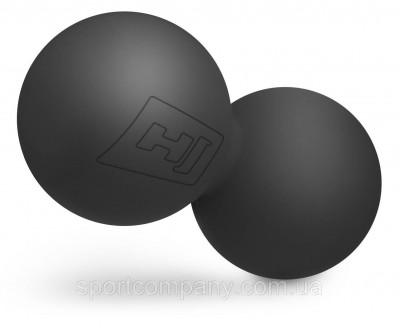 Силіконовий масажний подвійний м'яч 63 мм Ефективний пристрій для розслаблення, . . фото 3