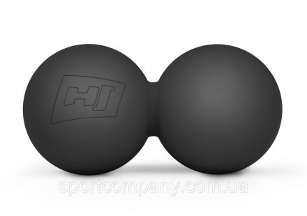 Силіконовий масажний подвійний м'яч 63 мм Ефективний пристрій для розслаблення, . . фото 2