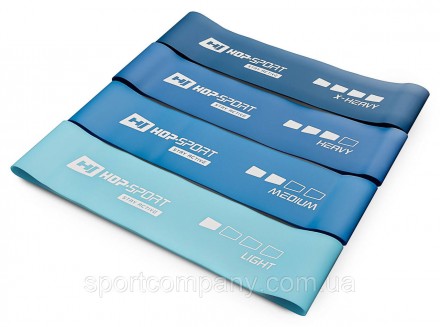 HS-L675RLB синього кольору від Hop-Sport - це набір з чотирьох резинок з різним . . фото 4