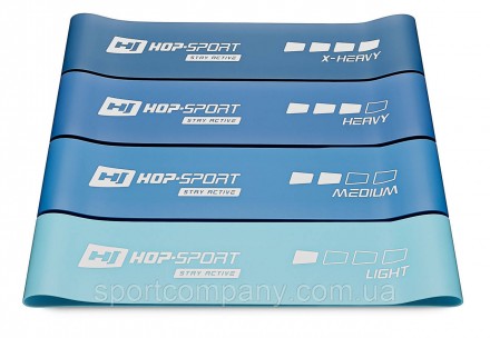 HS-L675RLB синього кольору від Hop-Sport - це набір з чотирьох резинок з різним . . фото 2