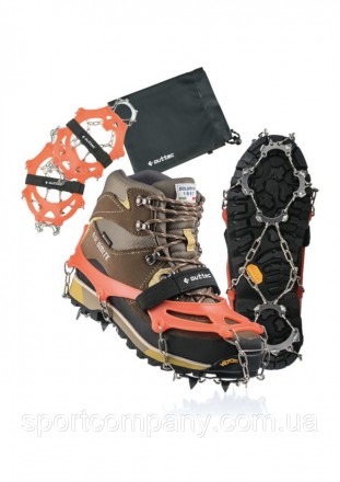 Льодоступи антиковзаючі Outtec для носіння поверх взуття в зимову пору, коли оже. . фото 2