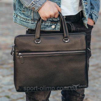 Мужская деловая кожаная сумка-портфель SK 72421 черная
 
Характеристики:
 
Матер. . фото 3