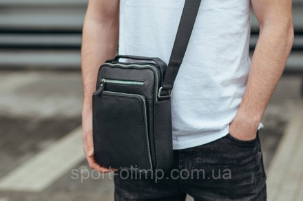 Ключница в подарок
 
 
Кожаная мужская черная сумка-барсетка через плечо Tiding . . фото 7