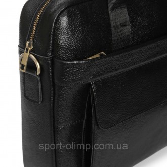 Мужская черная сумка для ноутбука и документов кожаная 471171 
 
Характеристика:. . фото 7