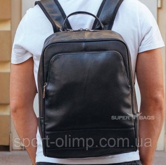 Чоловічий шкіряний рюкзак Tiding Bag B2-38875A чорний
Характеристики:
 
Матеріал. . фото 3