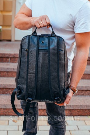 Кожаный рюкзак для ноутбука и поездок Tiding Bag 72-8731 черный
 
Характеристик. . фото 11