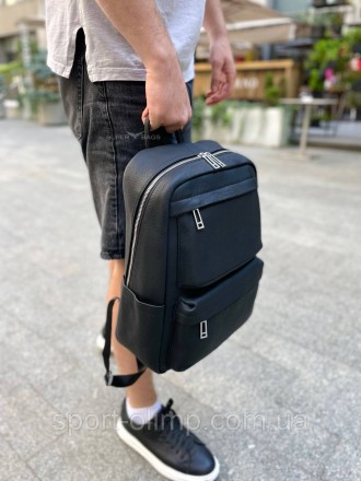 Мужской кожаный рюкзак для ноутбука и поездок SB-133863
 
Описание:
 
Стильный р. . фото 3