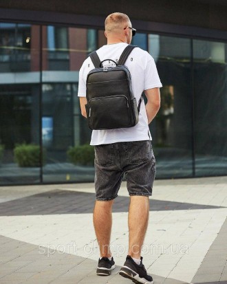 Мужской кожаный рюкзак для ноутбука и поездок 59331
 
Характеристики:
 
Материал. . фото 6