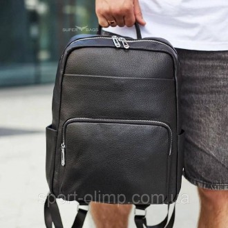 Мужской кожаный рюкзак для ноутбука и поездок 59331
 
Характеристики:
 
Материал. . фото 2