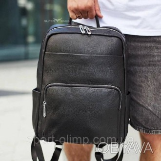Мужской кожаный рюкзак для ноутбука и поездок 59331
 
Характеристики:
 
Материал. . фото 1