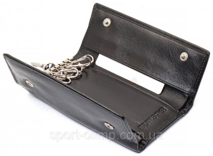 
Черная ключница из натуральной кожи с отделением для денег ST Leather B416
 
Ха. . фото 8