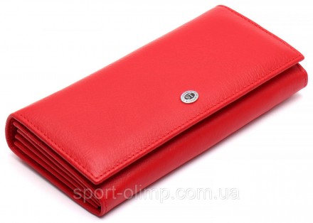 
Красный классический кошелек из натуральной кожи ST Leather ST014
 
Характерист. . фото 2