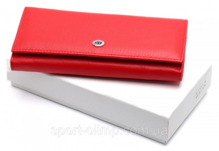 
Красный классический кошелек из натуральной кожи ST Leather ST014
 
Характерист. . фото 3