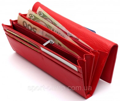 
Красный классический кошелек из натуральной кожи ST Leather ST014
 
Характерист. . фото 8