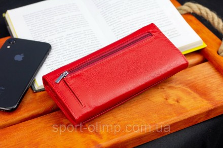 
Красный классический кошелек из натуральной кожи ST Leather ST014
 
Характерист. . фото 11
