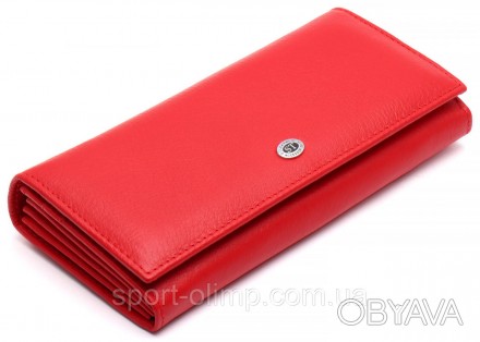 
Красный классический кошелек из натуральной кожи ST Leather ST014
 
Характерист. . фото 1
