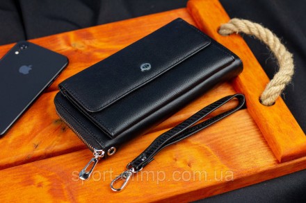 
Красный многофункциональный кошелек-клатч из натуральной кожи ST Leather ST027
. . фото 8