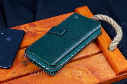 
Бордовый женский кошелек из натуральной кожи с блоками для карт ST Leather ST22. . фото 11