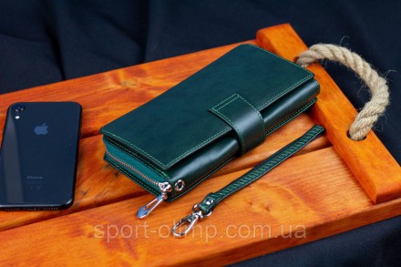 
Бордовый женский кошелек из натуральной кожи с блоками для карт ST Leather ST22. . фото 9