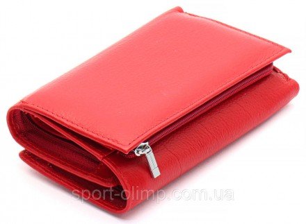 
Красный компактный женский кошелек с наружной монетницей ST Leather ST021
 
Хар. . фото 5