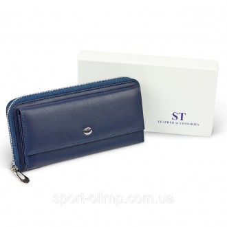 
Женский кошелек-клатч из натуральной кожи с блоком для карт ST Leather ST024
 
. . фото 4