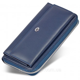 
Женский кошелек-клатч из натуральной кожи с блоком для карт ST Leather ST024
 
. . фото 2
