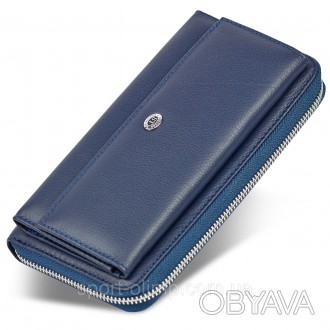 
Женский кошелек-клатч из натуральной кожи с блоком для карт ST Leather ST024
 
. . фото 1