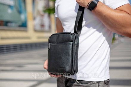 
Стильная мужская кожаная сумка через плечо в черном цвете BEXHILL BX-29011
 
Ха. . фото 7
