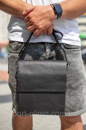 
 Чоловіча шкіряна сумка-месенджер через плече BEXHILL TD-18621 чорний
 
Характе. . фото 8