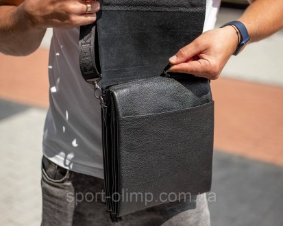 
 Чоловіча шкіряна сумка-месенджер через плече BEXHILL TD-18621 чорний
 
Характе. . фото 7