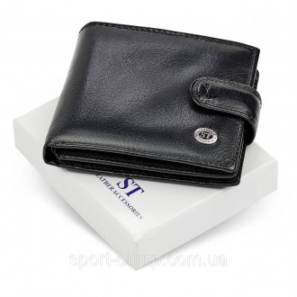 
Стильное мужское портмоне из натуральной кожи ST Leather B-MS34 
Характеристики. . фото 4
