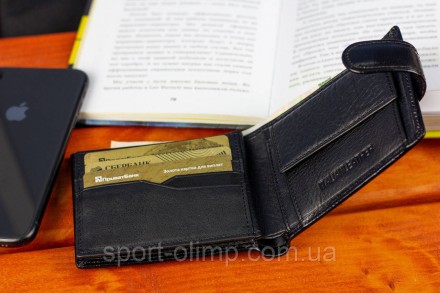 
Стильное мужское портмоне из натуральной кожи ST Leather B-MS34 
Характеристики. . фото 10