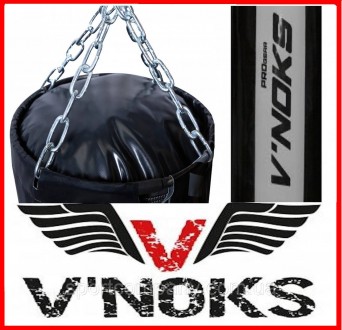Боксерский мешок профессиональный навесной V`Noks 85-90 кг с кольцом и цепью для. . фото 3
