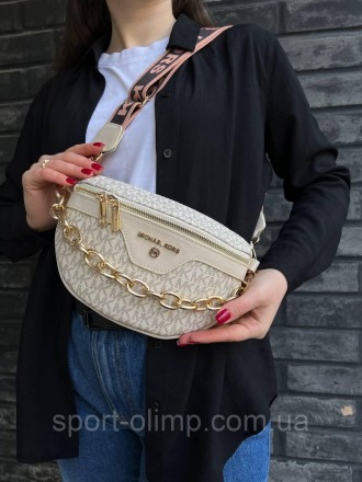 
Жіноча сумка через плече стильна Michael Kors світла класична, компактна
Наші п. . фото 9