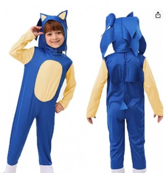 Детский карнавальный костюм ежик Соник Sonic.
Состоит из комбеза на молнии, шапк. . фото 4