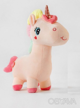 Пони единорог детская мягкая игрушка My Little Pony 45 см розовый.
Материал - пл. . фото 1