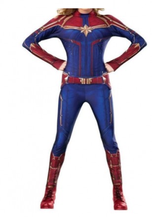 Взрослый карнавальный костюм Капитан Марвел Captain Marvel р. 170-190.
Размеры:
. . фото 2