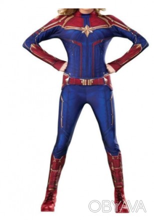 Взрослый карнавальный костюм Капитан Марвел Captain Marvel р. 170-190.
Размеры:
. . фото 1