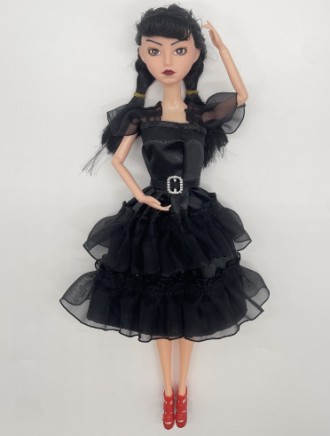 Детская кукла Венсдей Аддамс Addams Family 30 см.
Руки и ноги на шарнирах.
В под. . фото 2