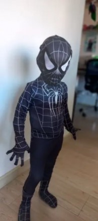 Детский карнавальный костюм Спайдермена Человек-паук - комбинезон + маска.
Компл. . фото 4