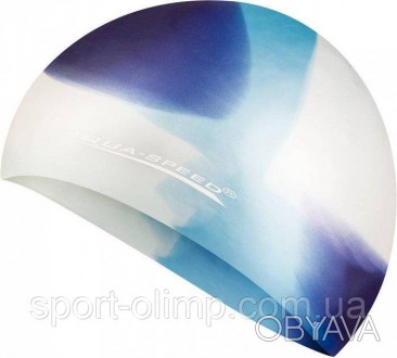 Шапочка для плавания из 100% силикона от Aqua Speed, разработанная для обеспечен. . фото 1
