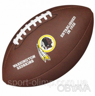 Мяч для американского футбола Wilson NFL LICENSED BALL WS Коричневый (WTF1748XBW. . фото 1
