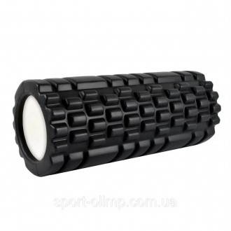 Массажный ролик (роллер) U-POWEX EVA foam roller (33x14см.) Black
Массажный ролл. . фото 4